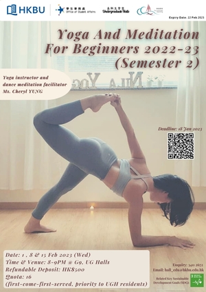 Yoga And Meditation For Beginners 2022-23 (Semester 2)